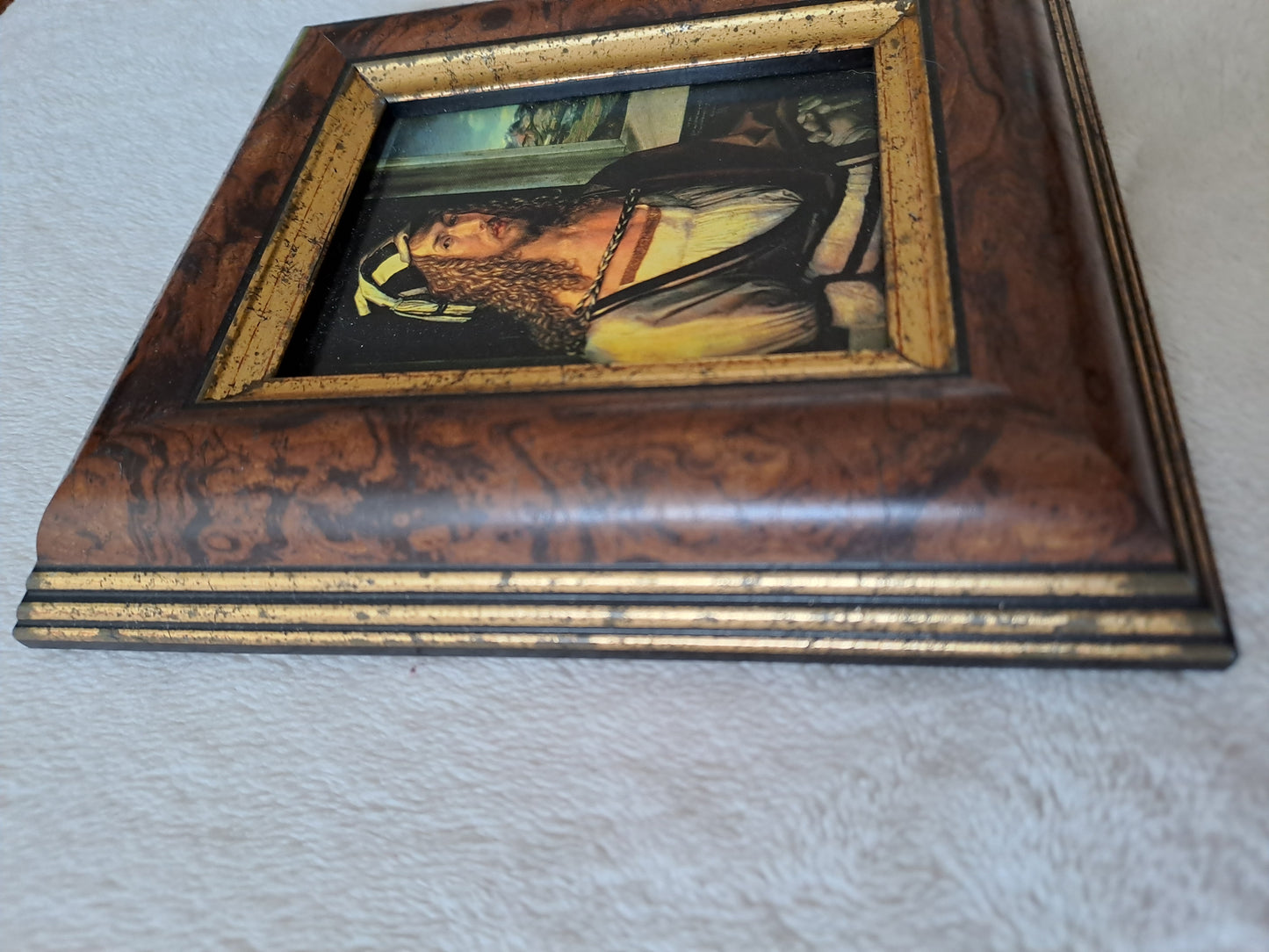 Cadre / tableau. Autoportrait aux gants. Dürer : 1471 - 1528.