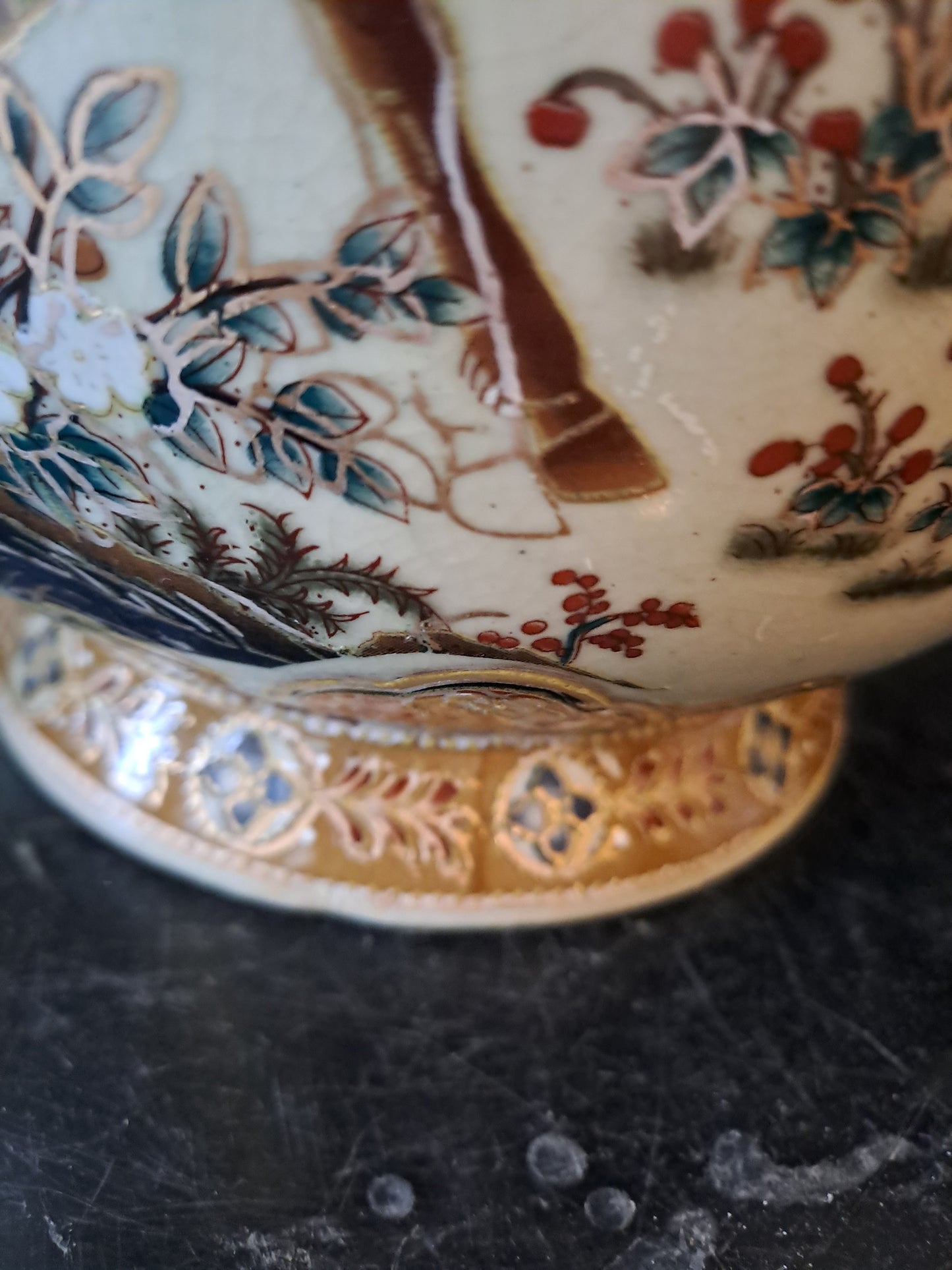 Grand Vase. Satsuma ( dans le goût).