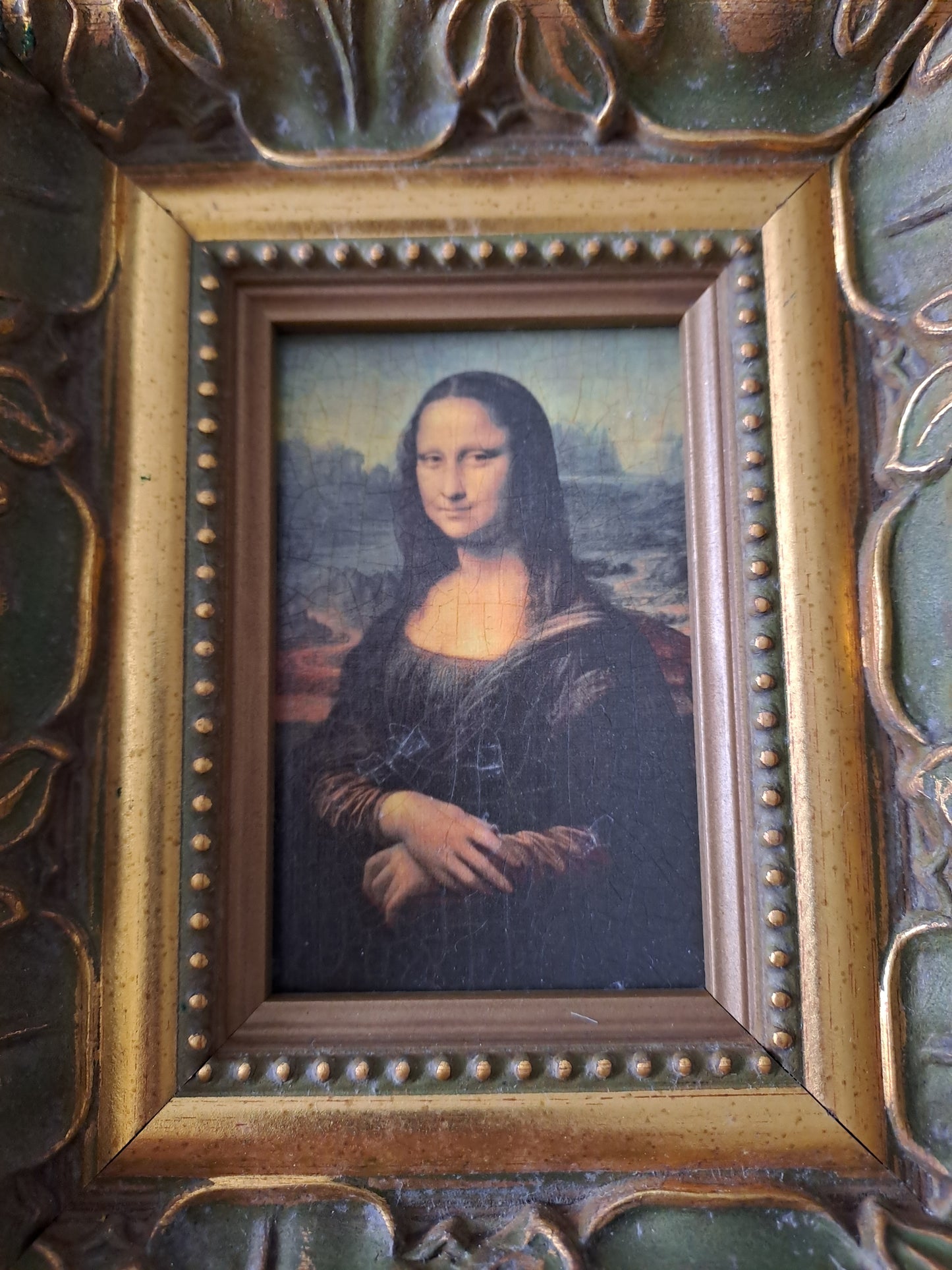 Cadre / tableau. La Joconde. Leonardo de Vinci : 1452 - 1519. Louvres, Paris.