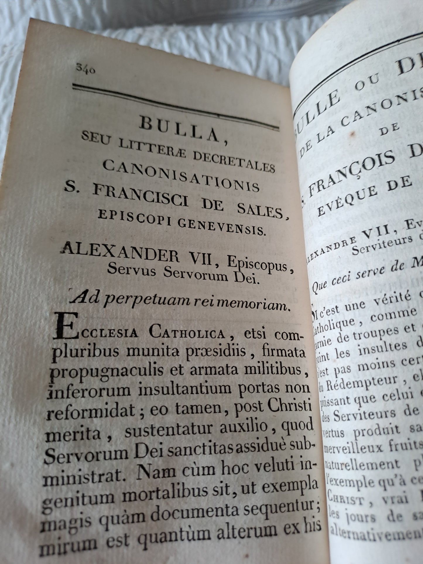 L'esprit de Saint François de Sales. T2. 1816. Ancien livre vintage catholique.