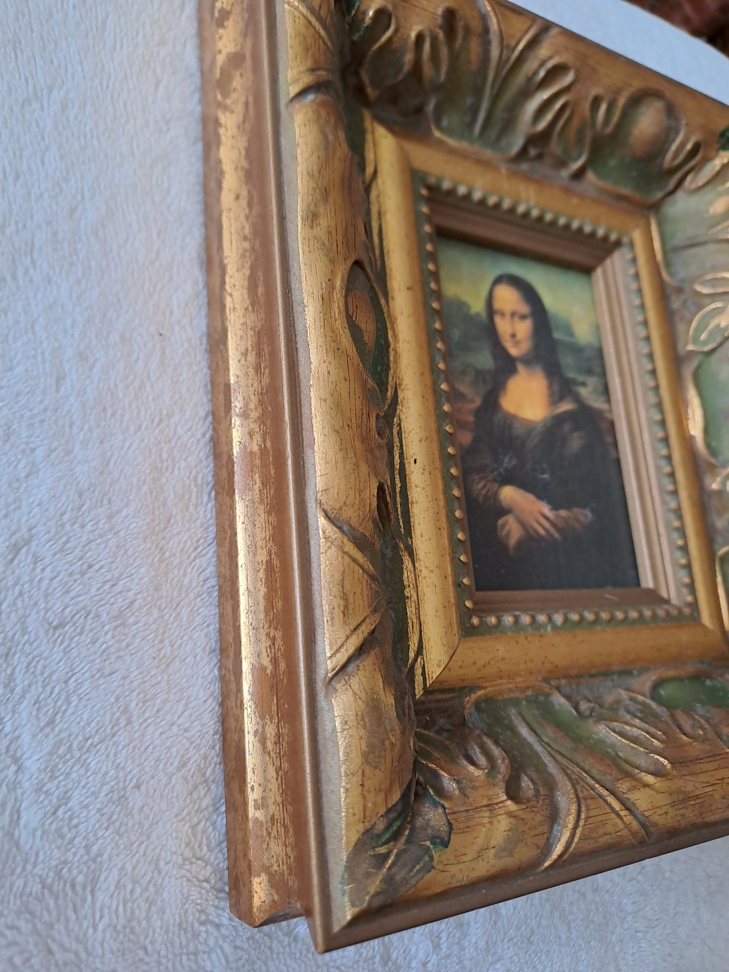 Cadre / tableau. La Joconde. Leonardo de Vinci : 1452 - 1519. Louvres, Paris.