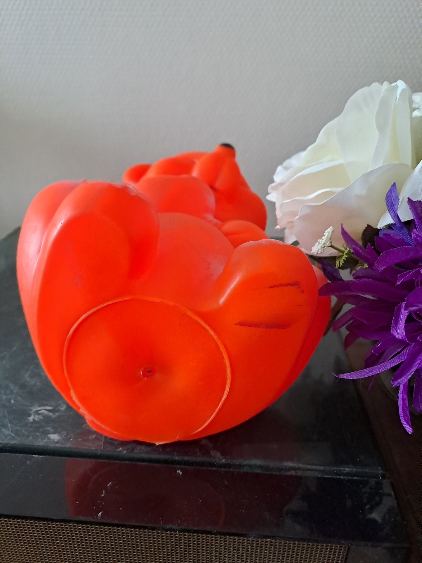 Ours. Teddy bear. Pouet-Pouet. Ancien decoration vintage.