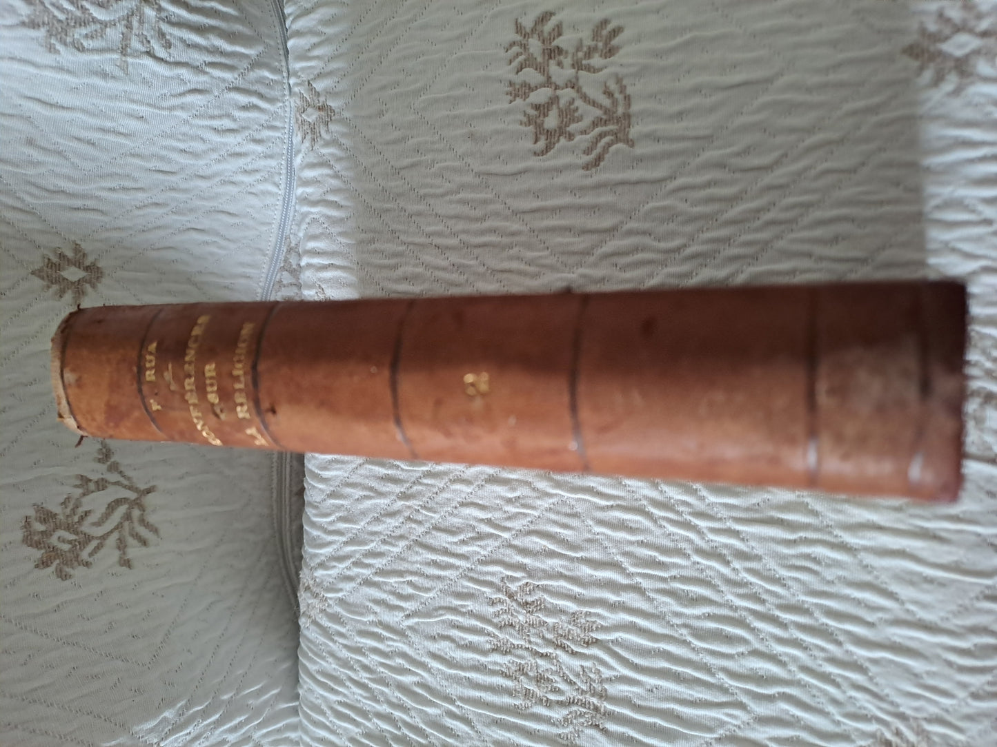 Cours et conférences sur la religion et les dogmes. Abbé Rua. T2. 1881. Ancien livre vintage catholique.