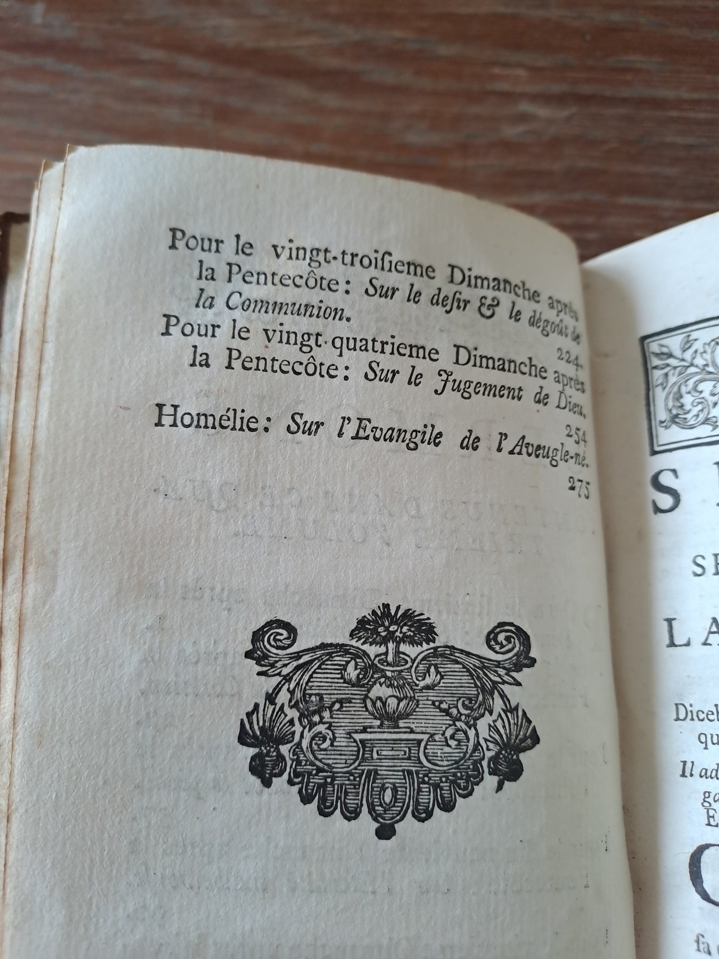 Sermons du Père Bourdaloue. T4. 1750. Ancien livre vintage.