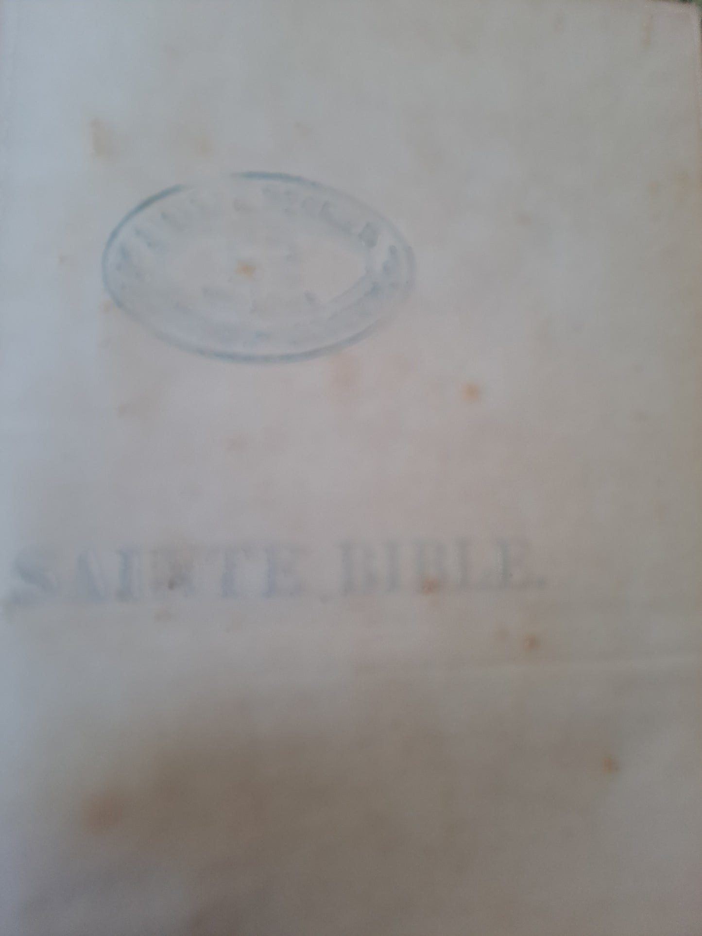 Bible. T7. 1835. R P De Carrières Commentaires De Menochius.