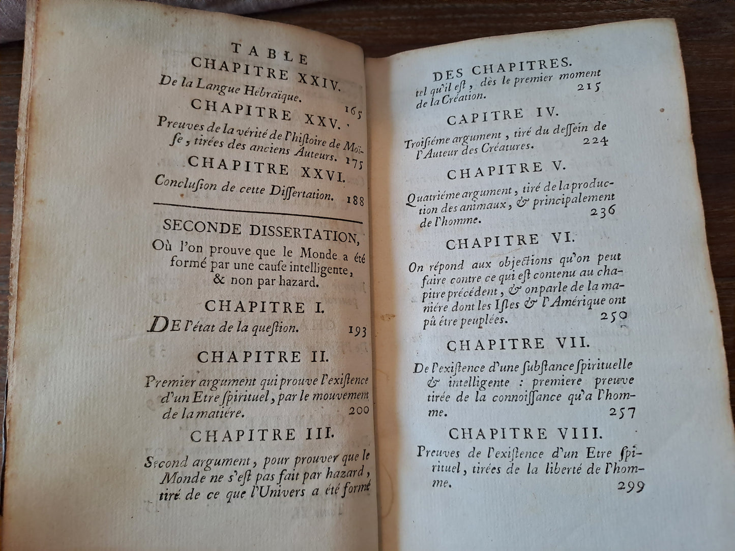 Livre. Dissertations sur l'existence de Dieu. M.Jaquelot.T2. 1744. Ancien ouvrage. Vintage.