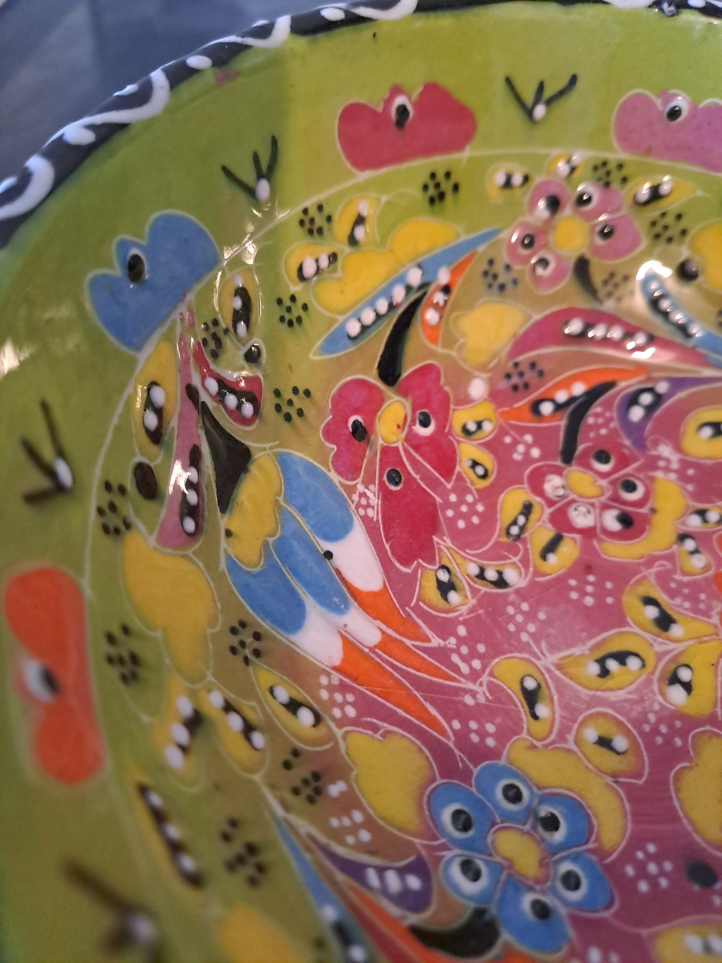 Bol À Riz. Porcelaine. Peint à la main. Ancien decoration vintage asie asiatique.