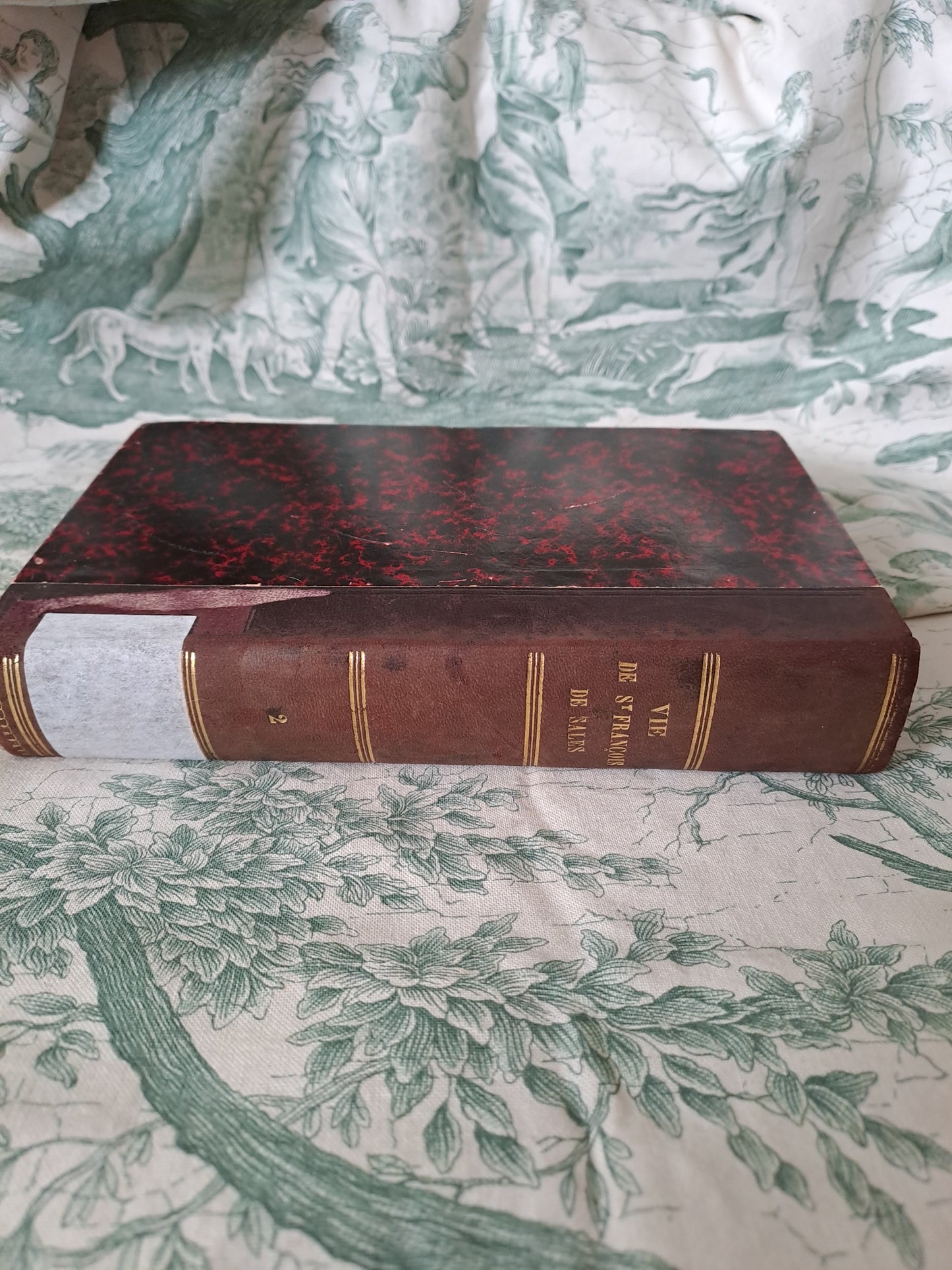 Vies de Saint François de Sales. T2. Paris le curé de Saint Sulpice. 1856. Ancien livre vintage catholique.