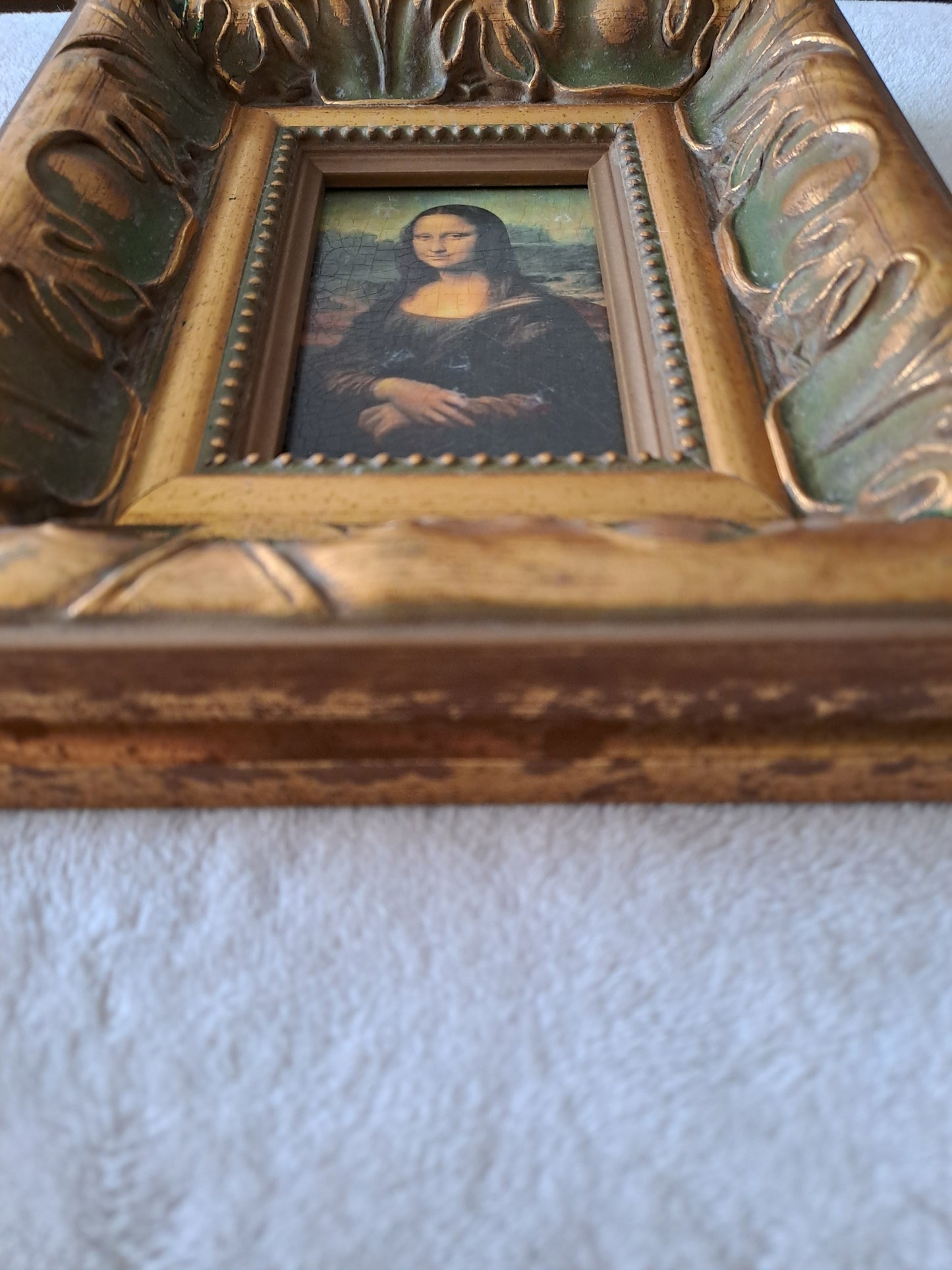 Cadre / tableau. La Joconde. Leonardo de Vinci : 1452 - 1519. Louvres, Paris.