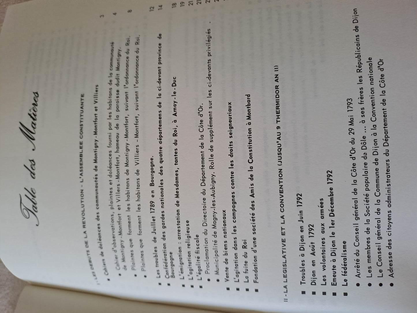 Titre. La révolution de 1789 en Côte-d'Or.