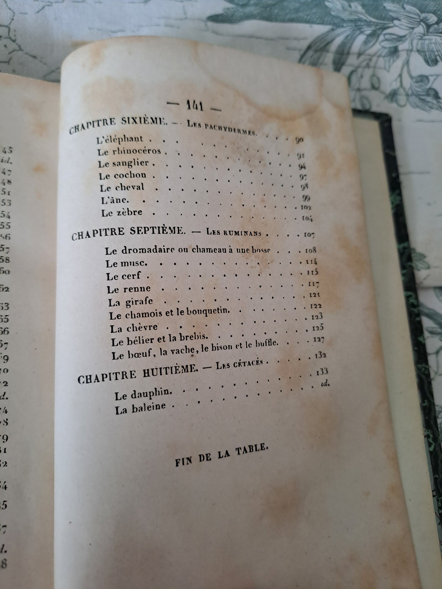L'homme et mammifères.Nouveau spectacle de la nature ou Dieu et ses œuvres. 1842. Ancien livre vintage catholique.