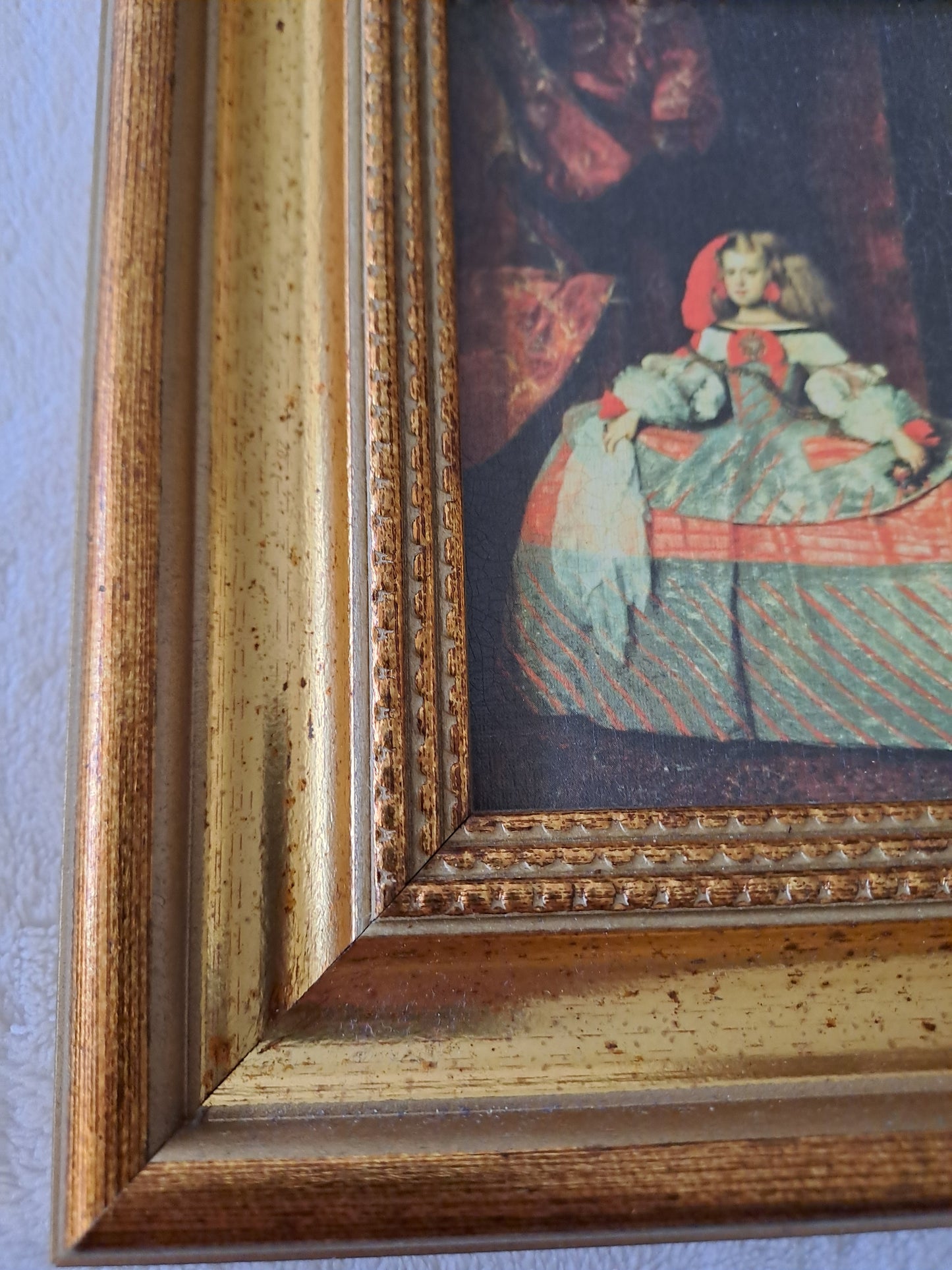 Cadre / tableau. L'Infante Marguerite. Vélasquez ( 1599 -1660).