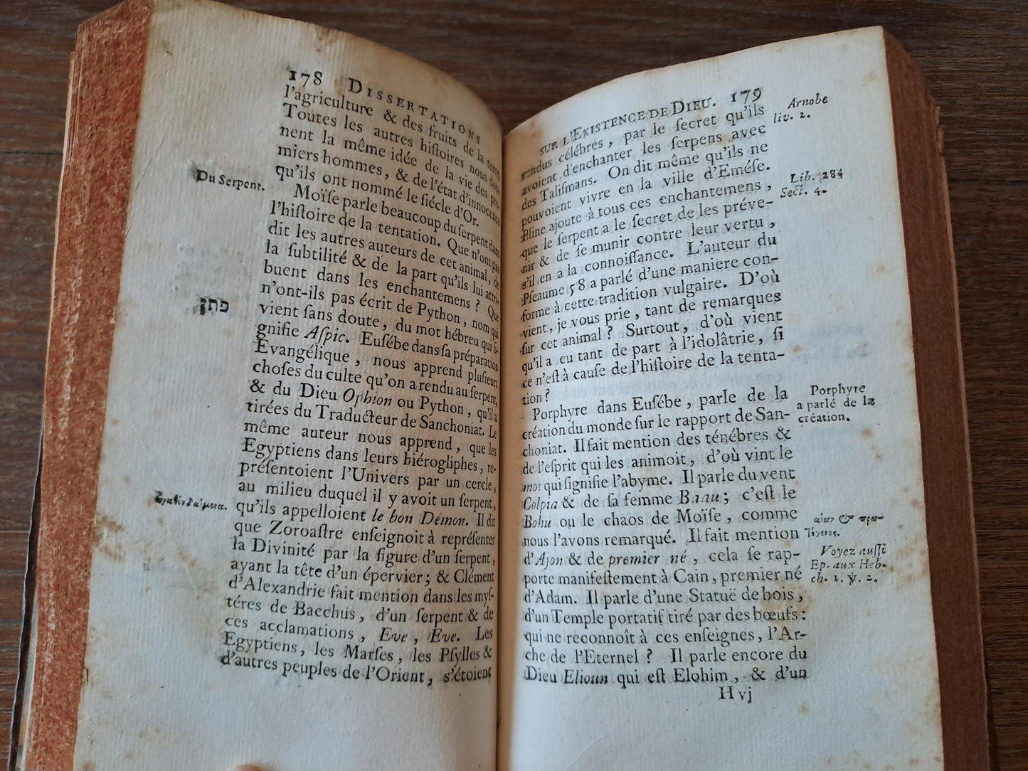 Livre. Dissertations sur l'existence de Dieu. M.Jaquelot.T2. 1744. Ancien ouvrage. Vintage.