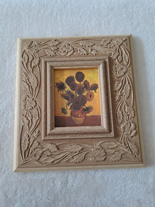 Cadre / tableau. Les tournesols. Van Gogh : 1853 - 1890.