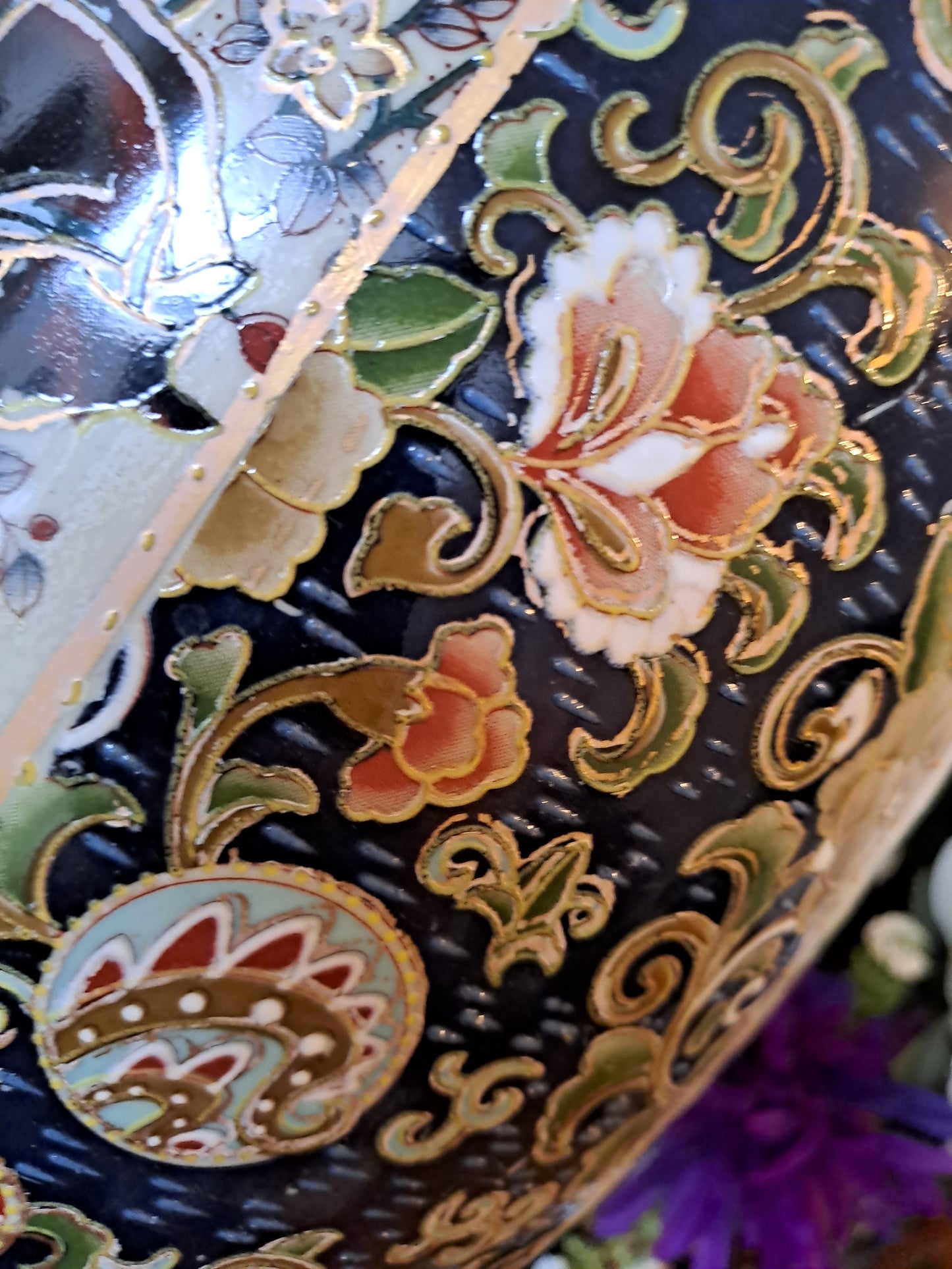 Grand Vase. Satsuma ( dans le goût).