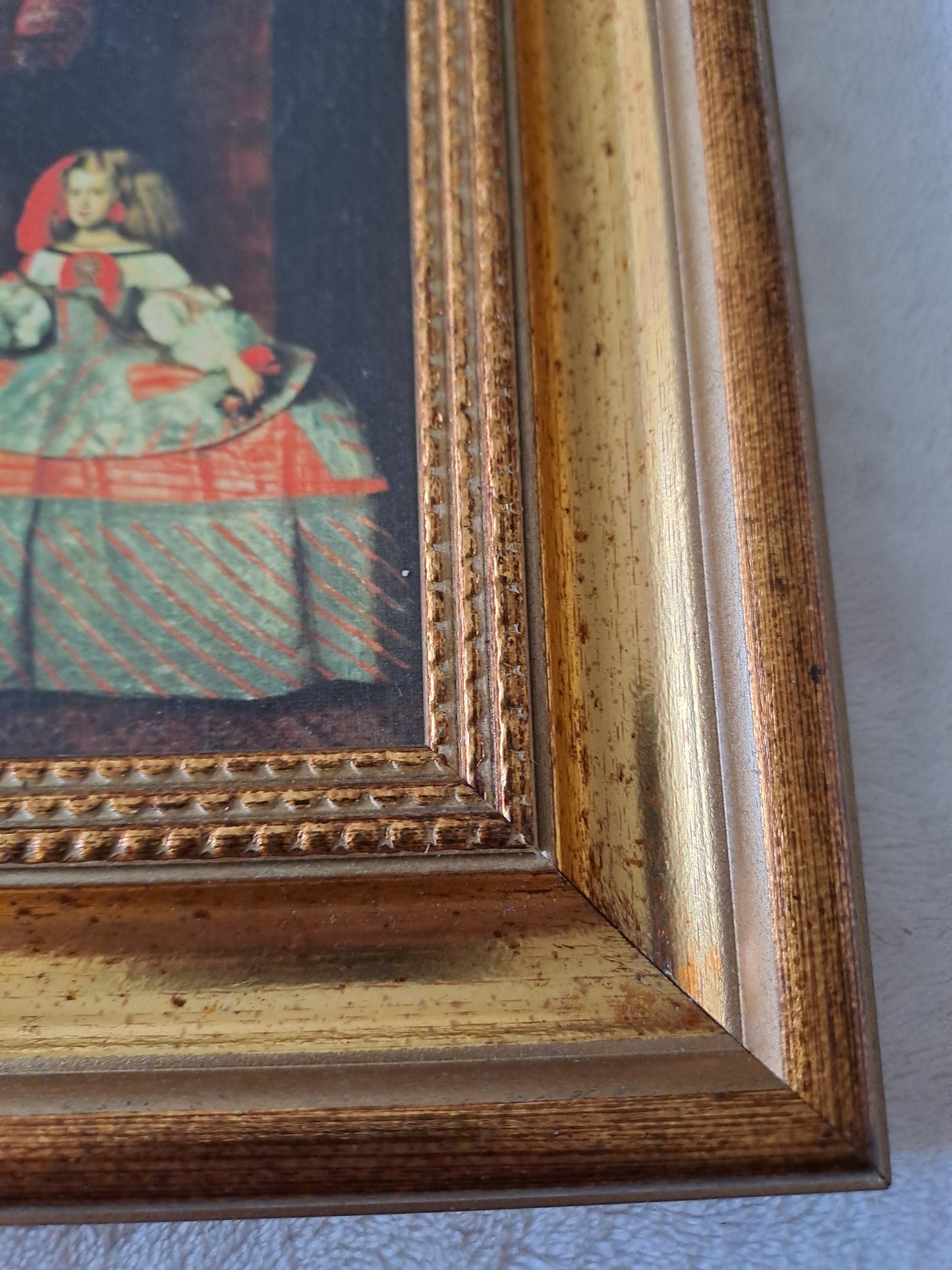 Cadre / tableau. L'Infante Marguerite. Vélasquez ( 1599 -1660).