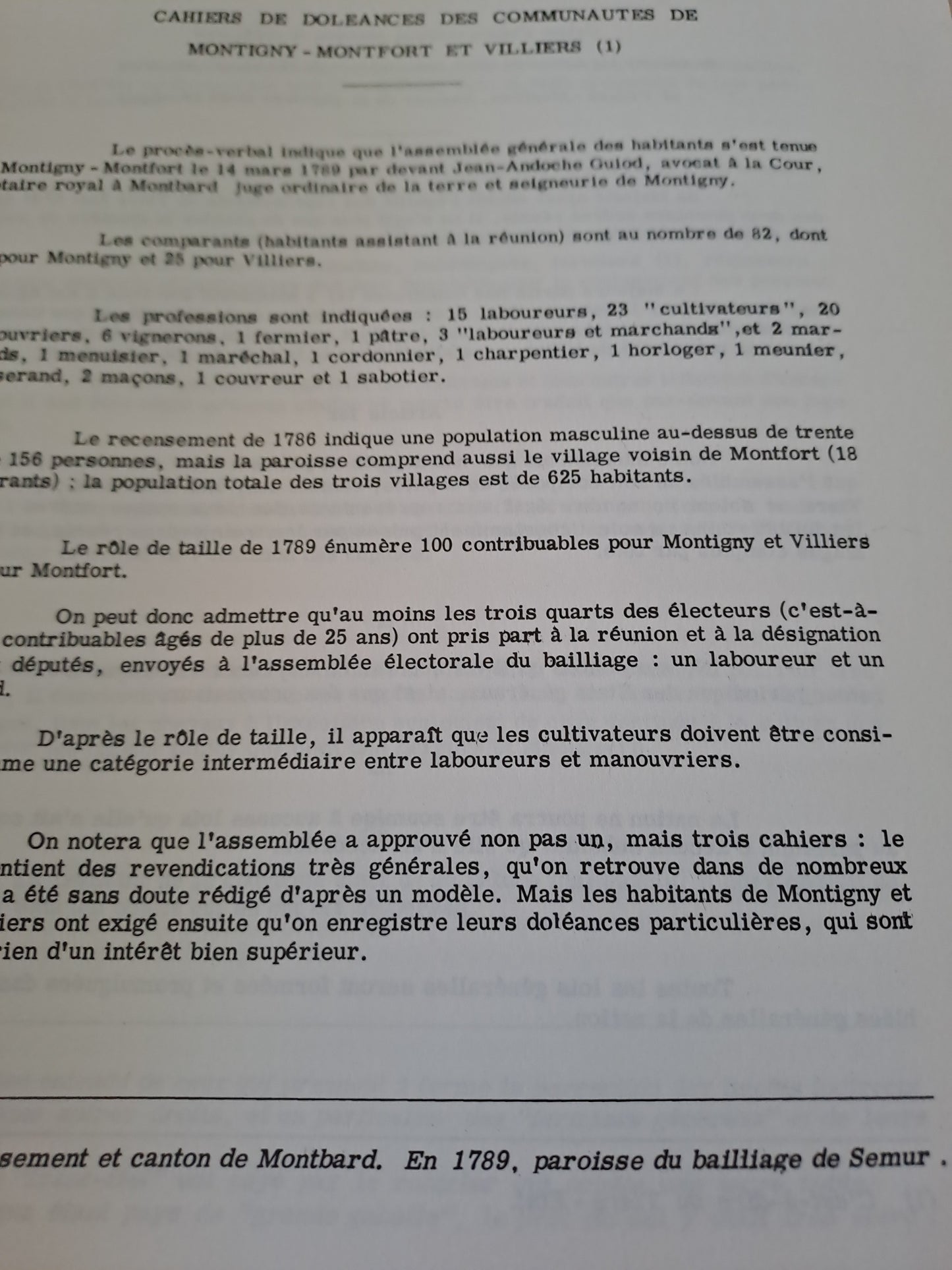 Titre. La révolution de 1789 en Côte-d'Or.