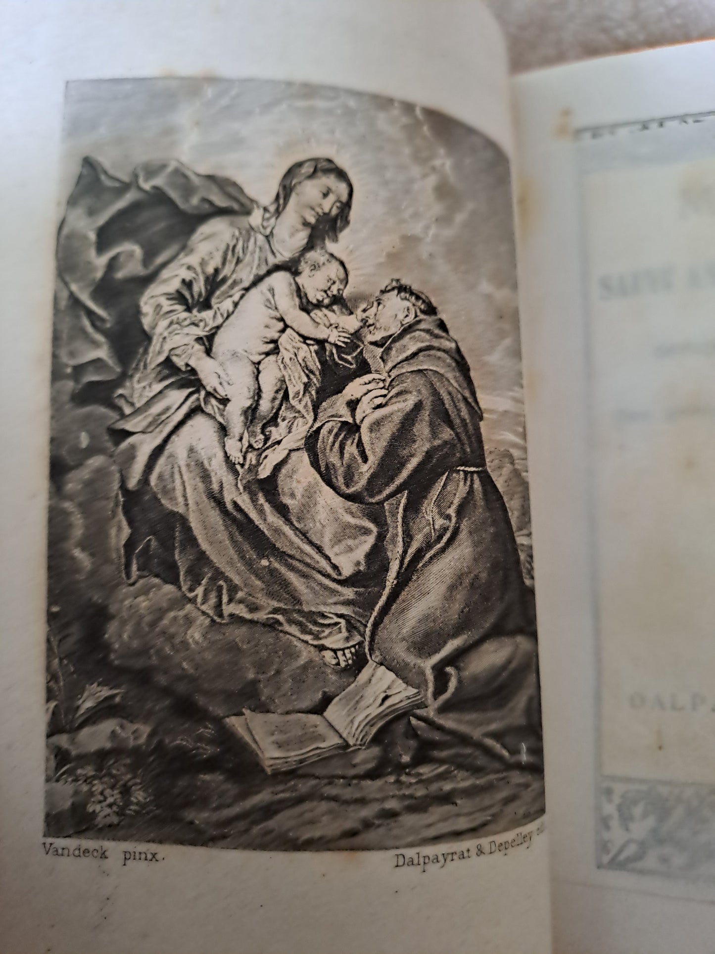 Missel de Saint-Antoine de Padoue.