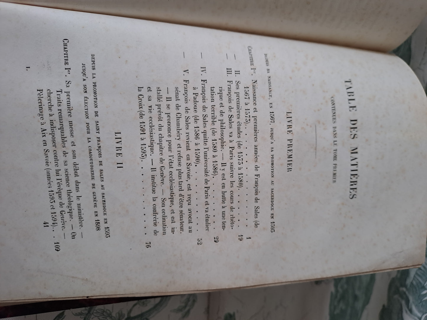Vie de Saint François de Sales. 1856. Tome 1. 