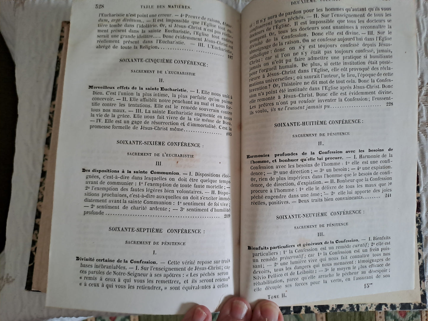 Cours et conférences sur la religion et les dogmes. Abbé Rua. T2. 1881. Ancien livre vintage catholique.