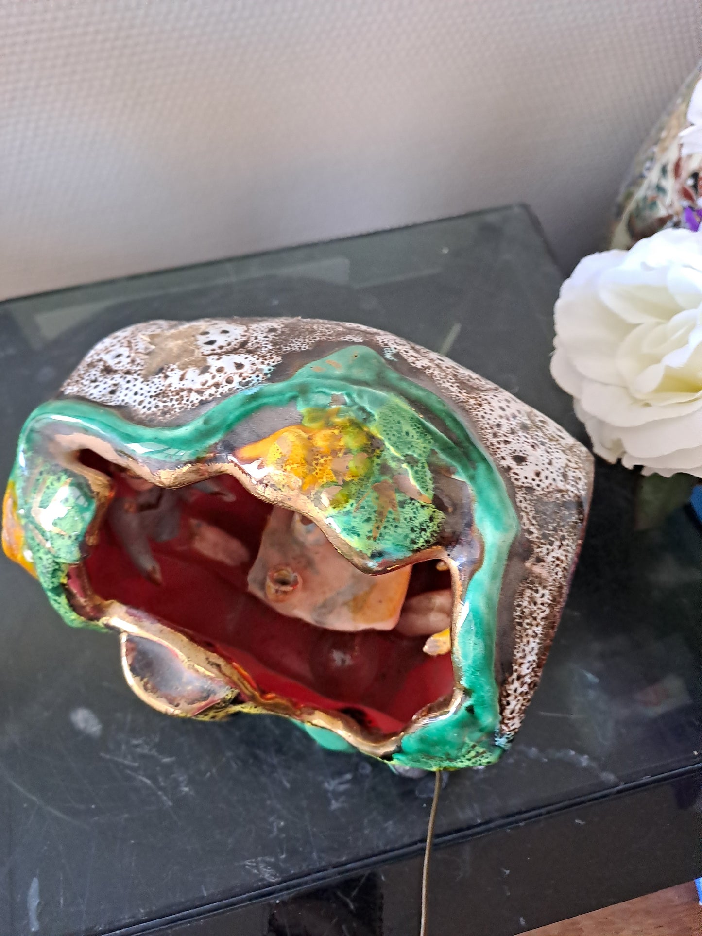 Lampe Vallauris en céramique. 1950 / 60.