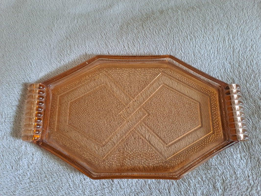 Plat De Service à Liqueur. Art deco.