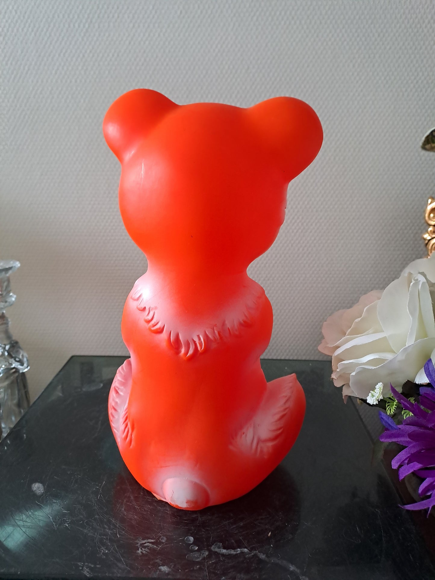 Ours. Teddy bear. Pouet-Pouet. Ancien decoration vintage.