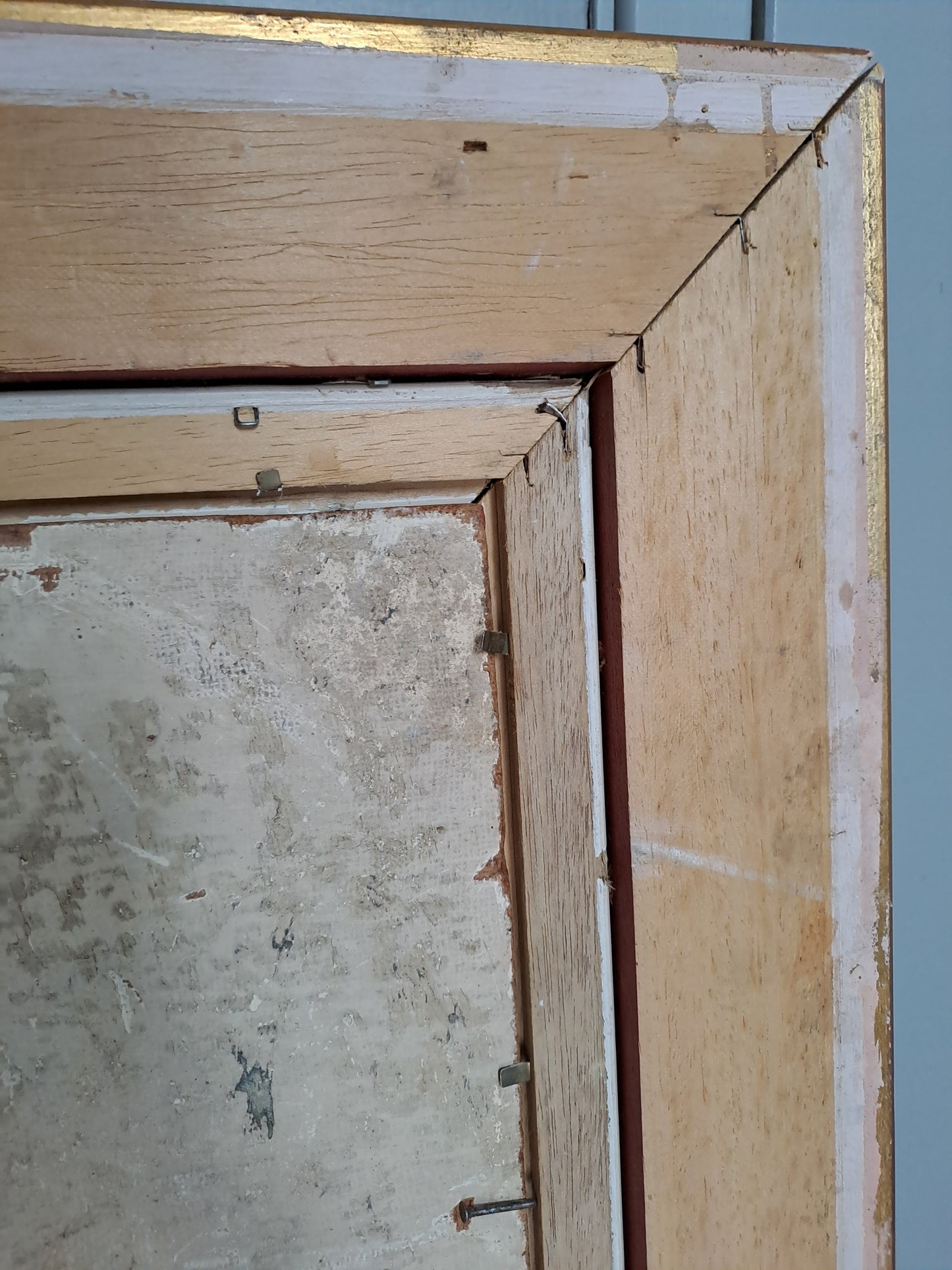 Tableau Saint-Martin et le mendiant d'après Van Dick. Signé. 125cm X 107 cm. Ancien vintage catholique sacré-coeur.