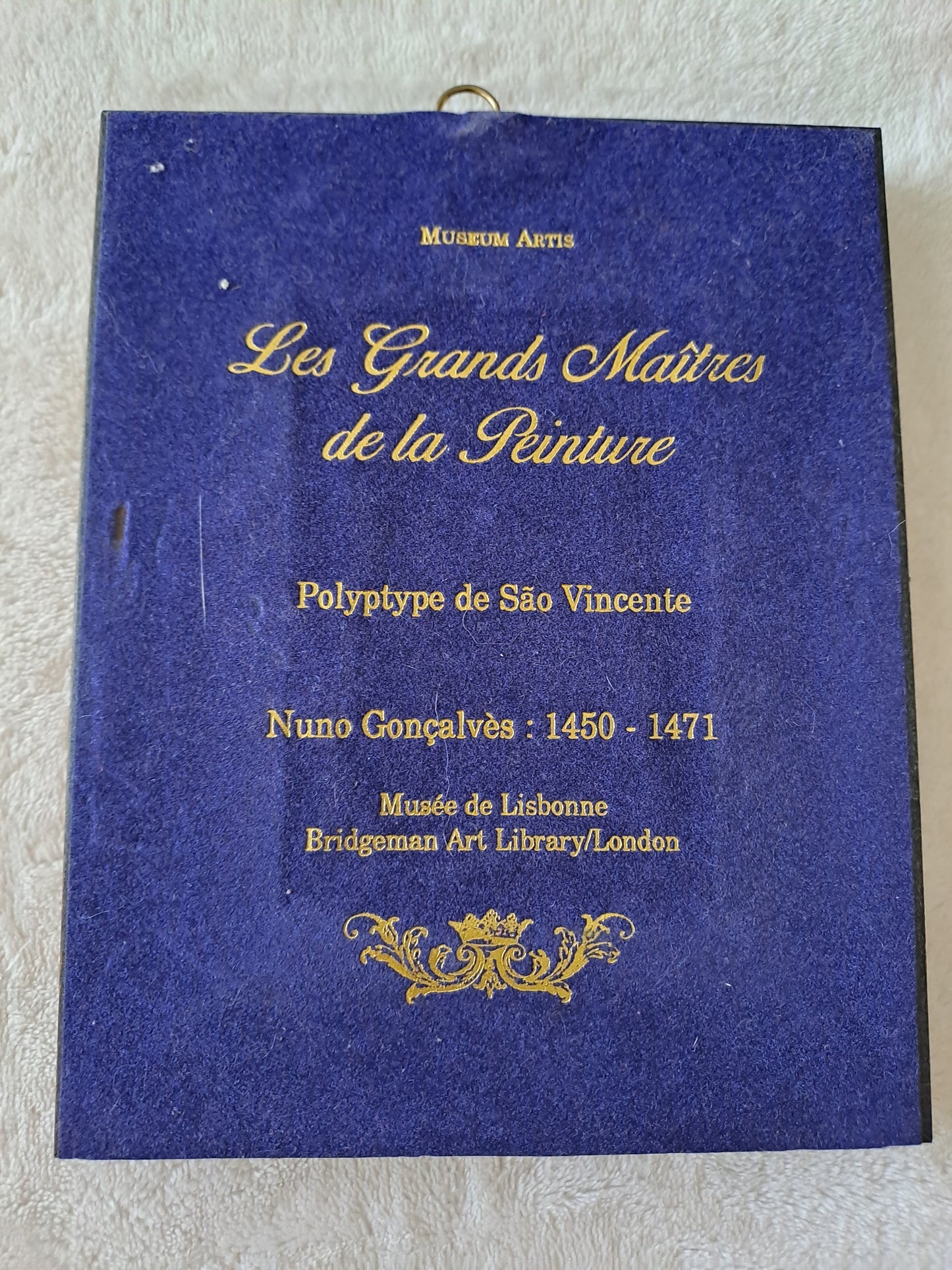 Cadre. Polyptype de São Vincente. Nuno Gonçalvès. Les Grands Maitres De La Peinture.