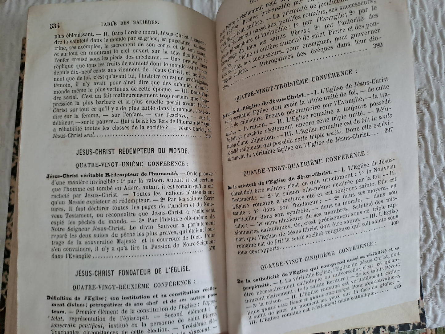 Cours et conférences sur la religion et les dogmes. Abbé Rua. T2. 1881. Ancien livre vintage catholique.
