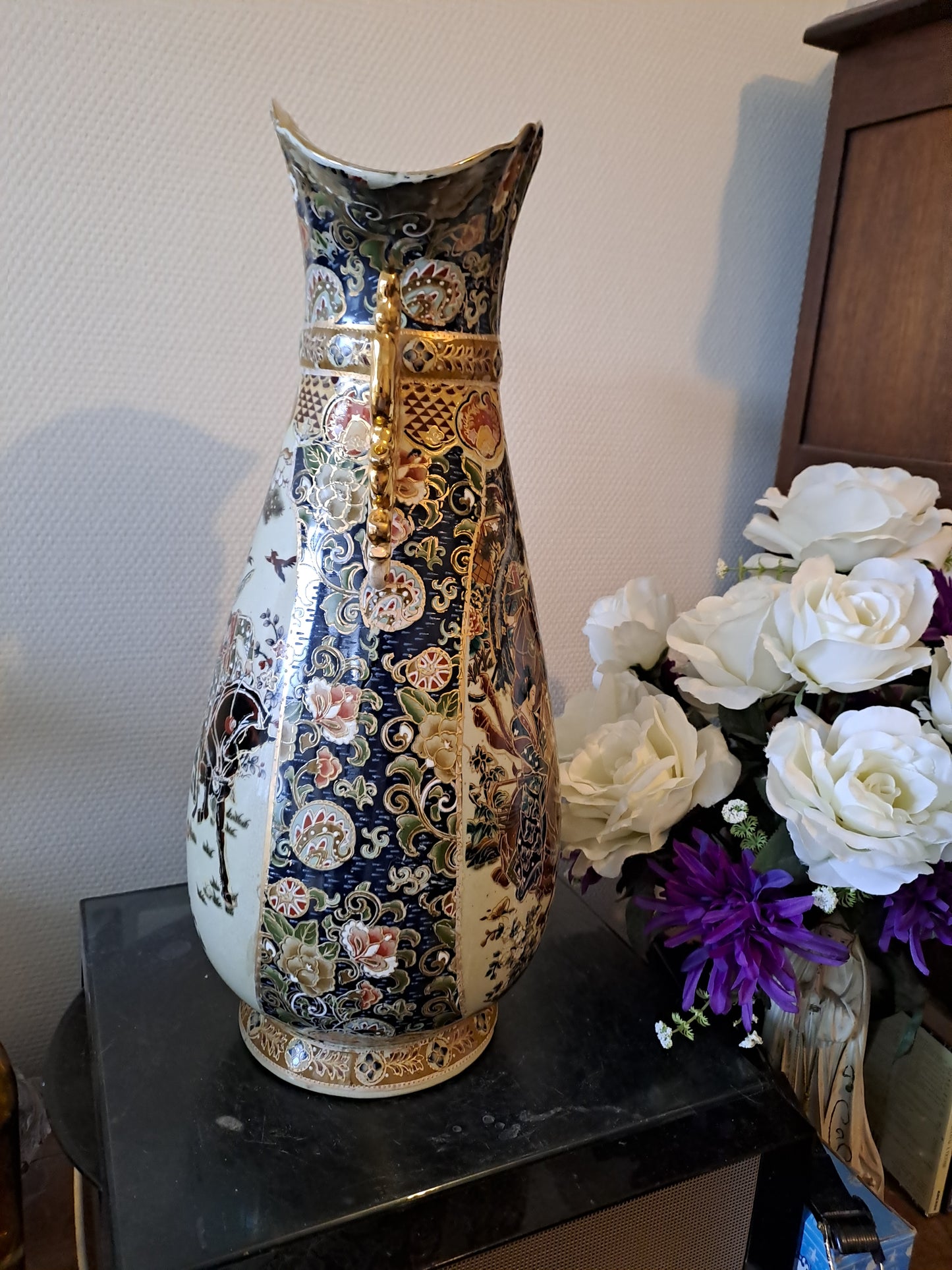 Grand Vase. Satsuma ( dans le goût).