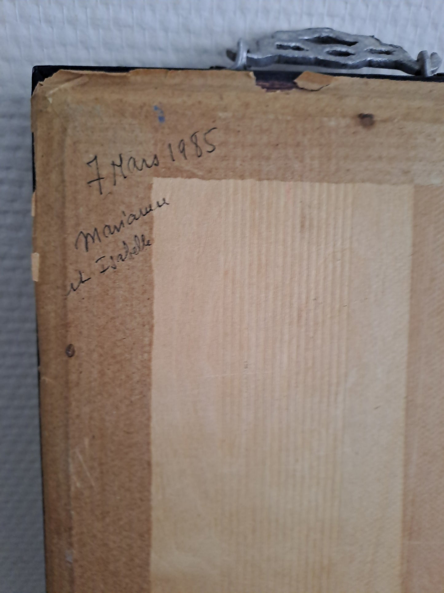 Tableau en Nacre et cadre en bois Laque.