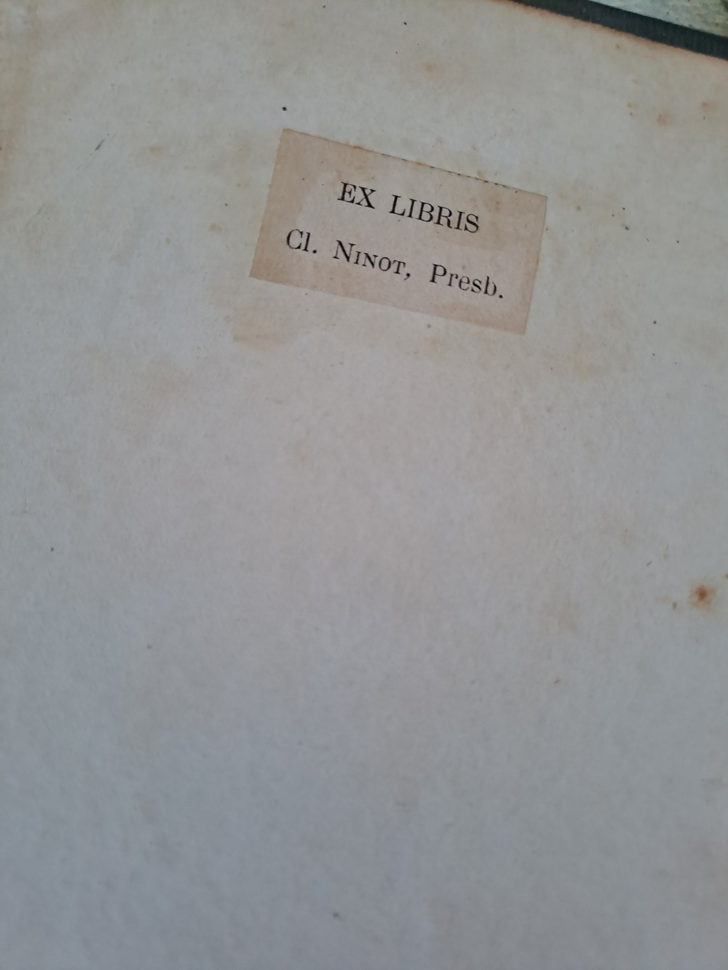 Sainte Bible. T1. 1854. Commentaires De Menochius. Français et latin.